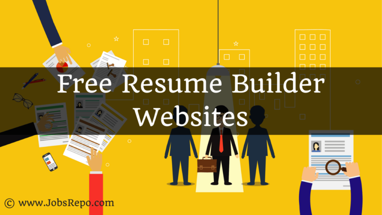 Free Resume Builder Websites