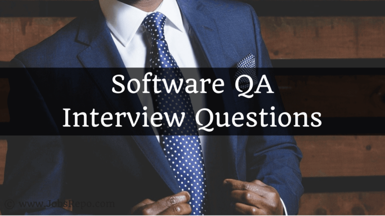 Software QA Interview Questions