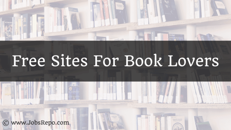 Free Sites For Book Lovers
